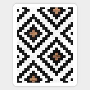 Urban Tribal Pattern No.16 - Aztec - Concrete and Wood Magnet